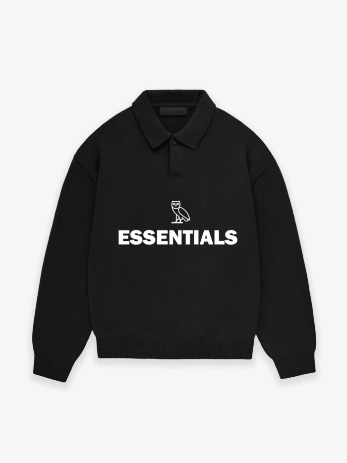 Essentials OVO® Kint Polo Sweatshirt