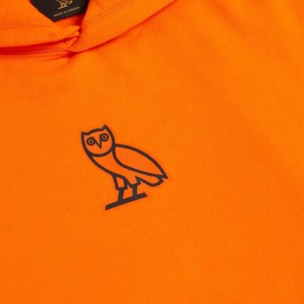 Glow in the Dark Classic Owl Hoodie Orange