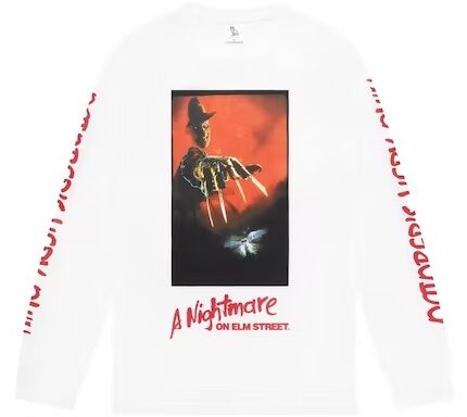 OVO A Nightmare On Elm Street Longsleeve Sweatshirt -White