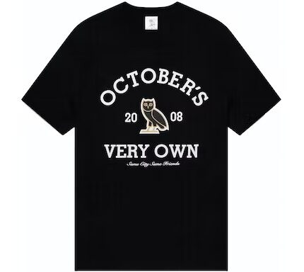 OVO Collegiate T-shirt – Black