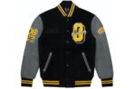 OVO Collegiate Varsity Jacket – Black
