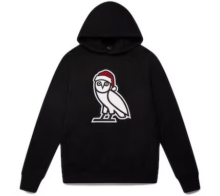 OVO Holiday Owl Hoodie – Black