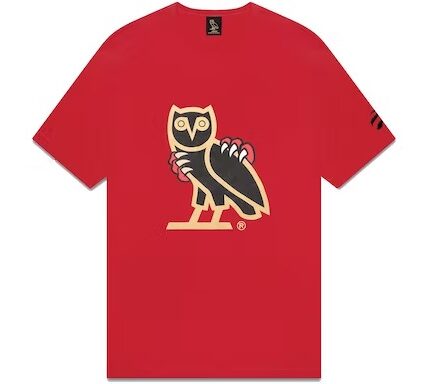 OVO Jurassic Park OG Owl T-Shirt – Red