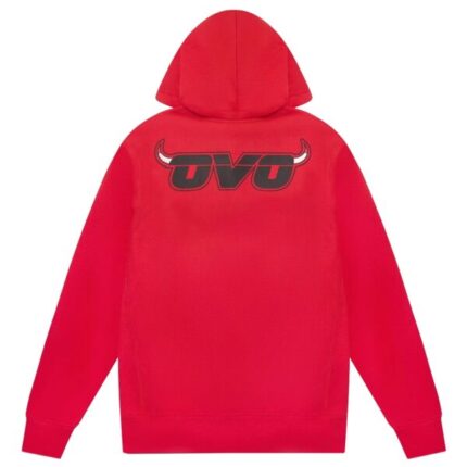 OVO X NBA Bulls Hoodie – Red