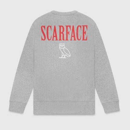 Ovo® x Scarface™ Crewneck Sweatshirt Grey