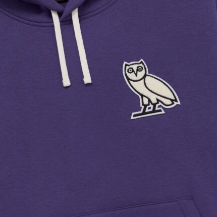 MINI OG PLUSH HOODIE PURPLE