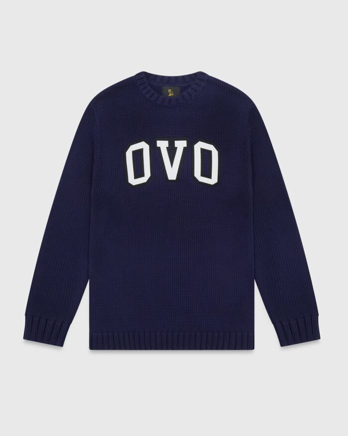 ARCH KNIT SWEATER NAVY