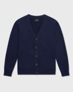 FRENCH TERRY CARDIGAN NAVY