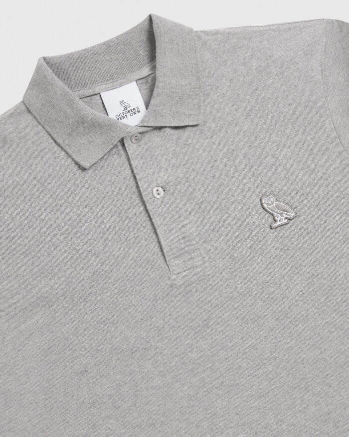 CLASSIC SHORT-SLEEVE POLO HEATHER GREY